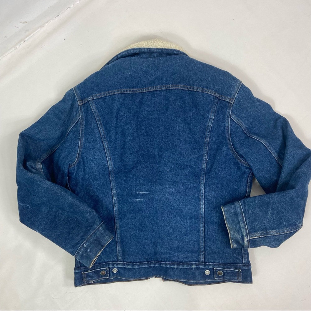 Levi’s vintage denim Jean Shearling jacket 40R - Picture 9 of 13